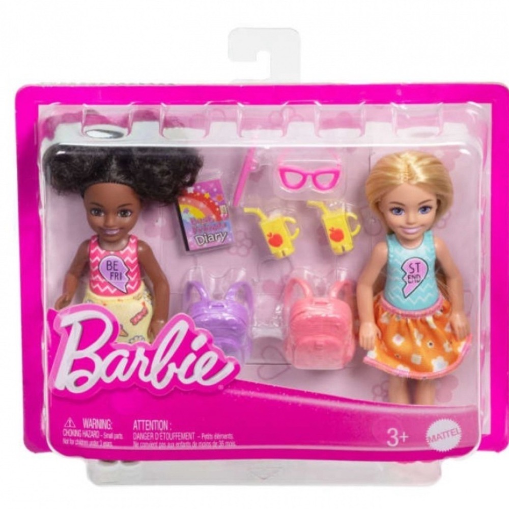 Barbie Club Chelsea Best Friend Play Together Doll Set 2-Pack with Accessories